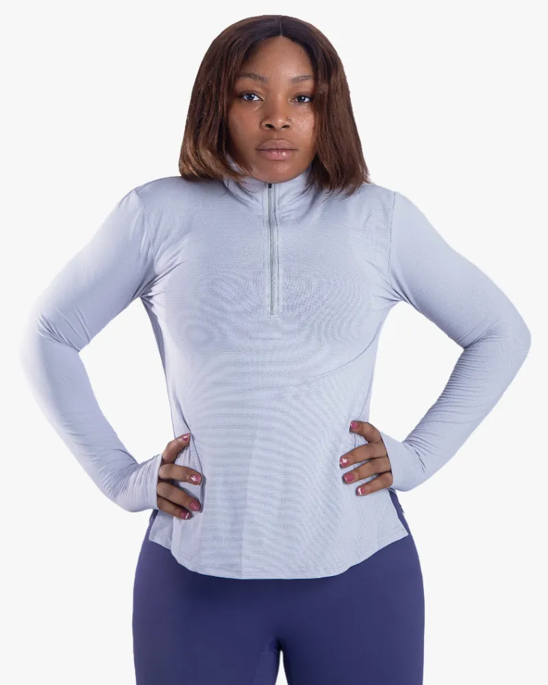 Undefeated 1/4 Pullover Women Lilac
