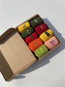 Fruit Socks Box (Shoe size 38-42)