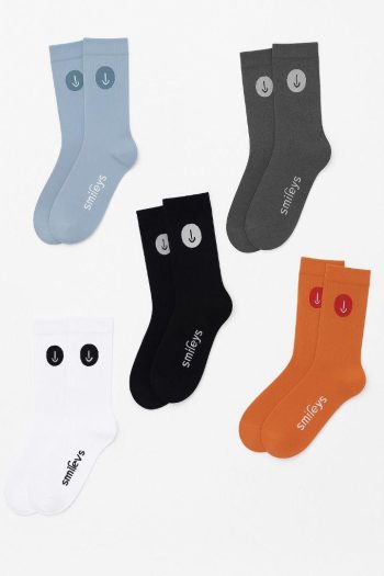 minimal-smileys-gym-crew-sock-collection