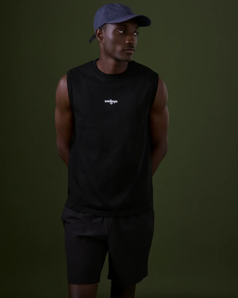 smileys-sleeveless-tank-black