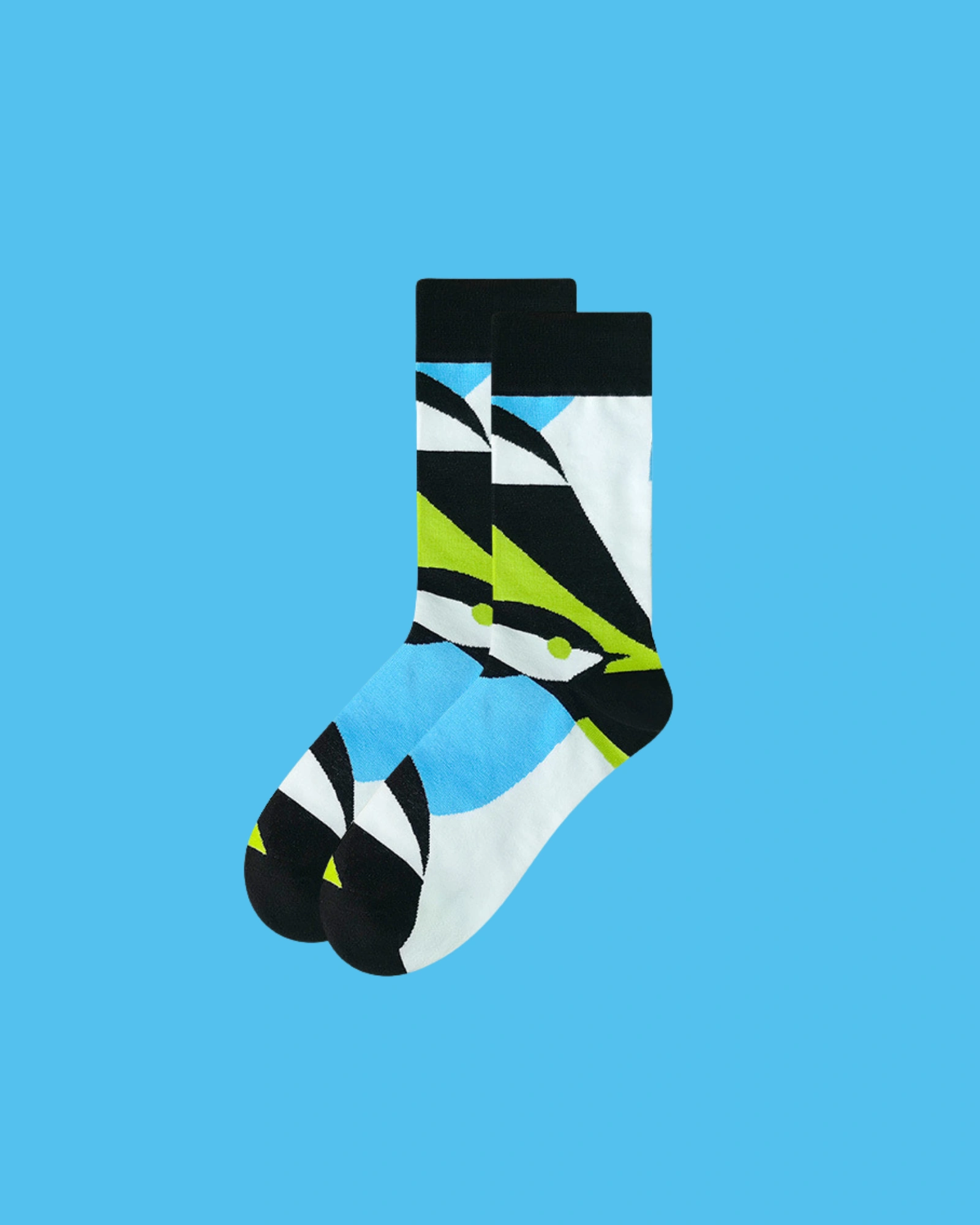 aqua-static-pattern-parade-socks