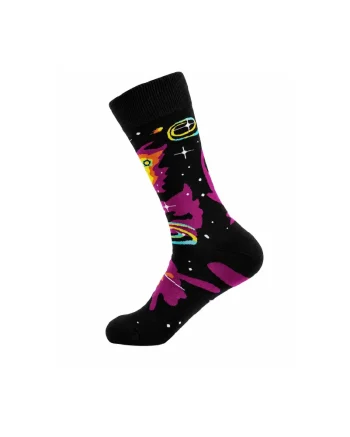 Cosmic Paint Splash Socks
