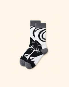 Eclipse Spiral Socks
