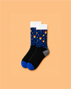 Sky Lantern Night Socks