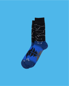 Star Map Trails Socks